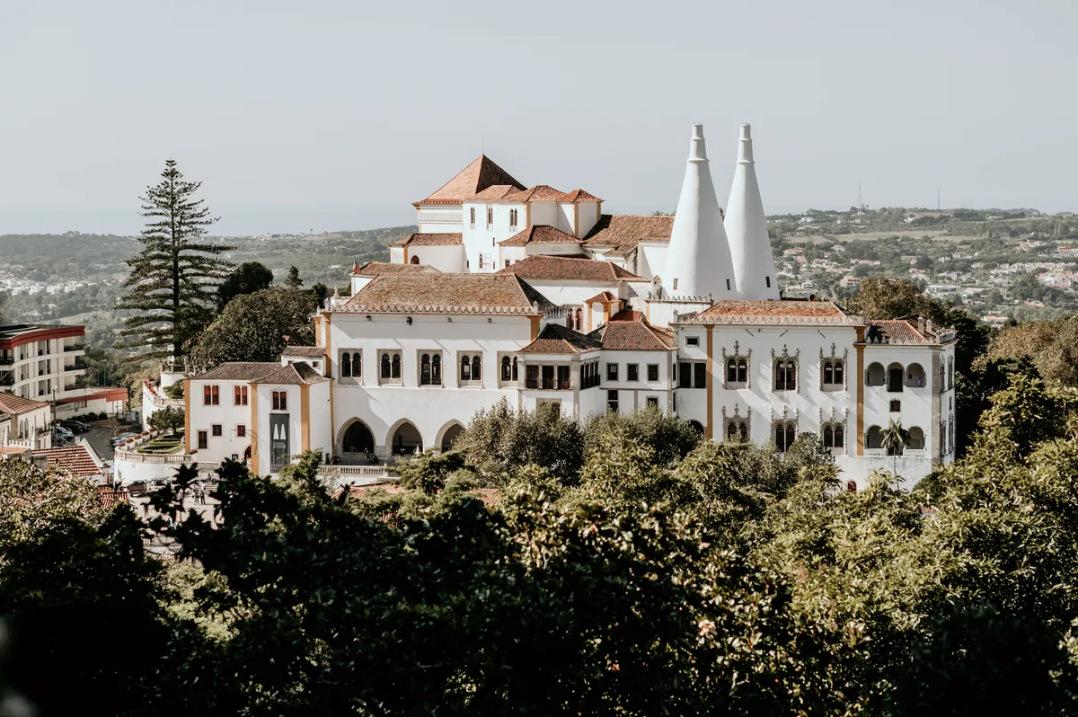 Vista sobre Sintra e o Palácio Nacional